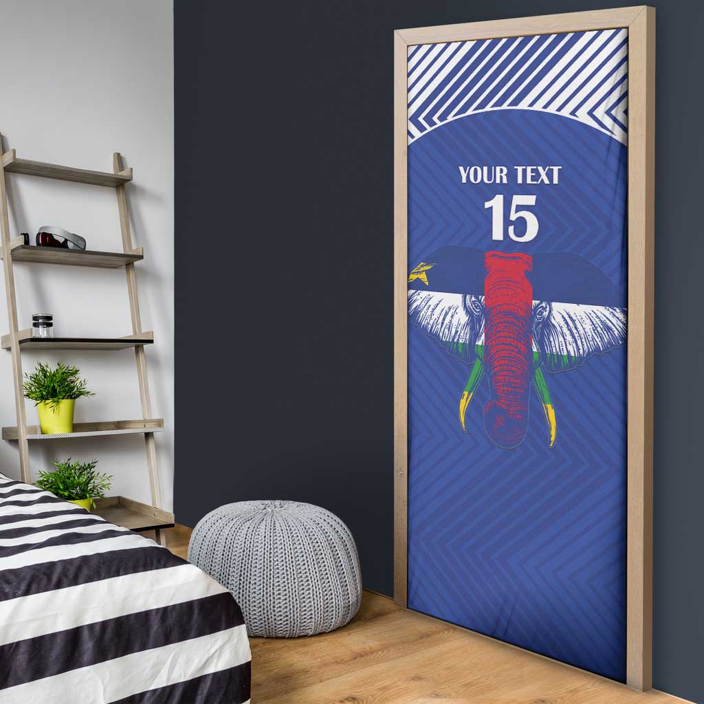 Custom Central African Republic Football Door Cover Go Champions