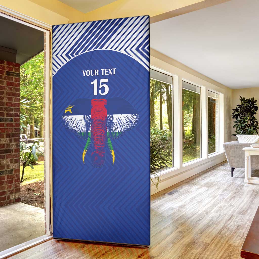 Custom Central African Republic Football Door Cover Go Champions