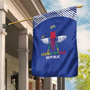 Afro Central African Republic Football Garden Flag Go Champions - African Pride