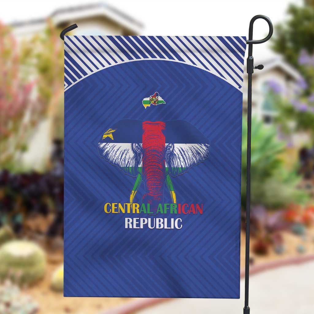 Afro Central African Republic Football Garden Flag Go Champions - African Pride