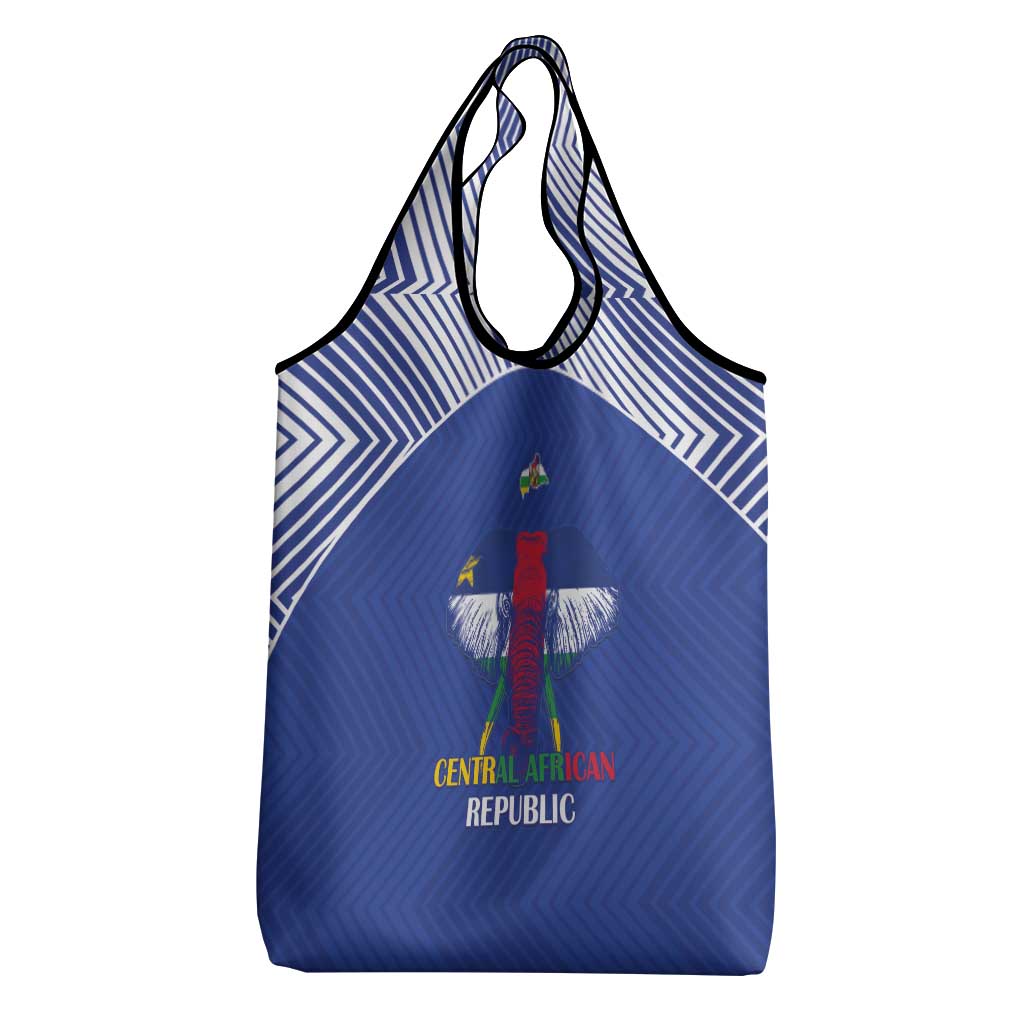 Afro Central African Republic Football Grocery Bag Go Champions - African Pride