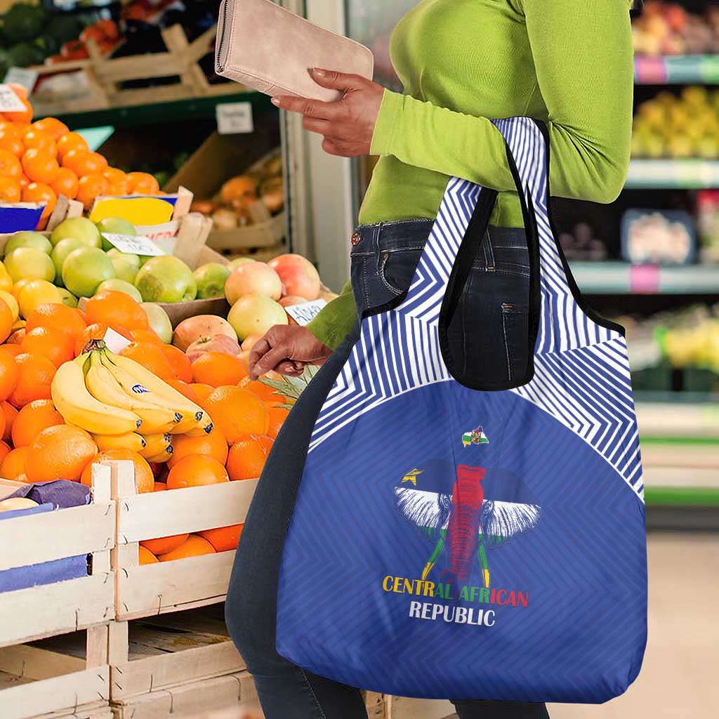 Afro Central African Republic Football Grocery Bag Go Champions - African Pride