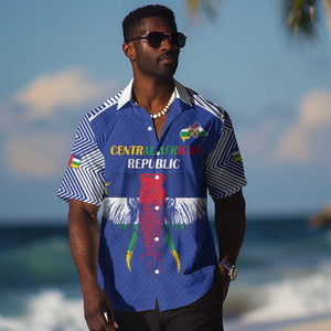 Afro Central African Republic Football Custom Hawaiian Shirt Go Champions - African Pride