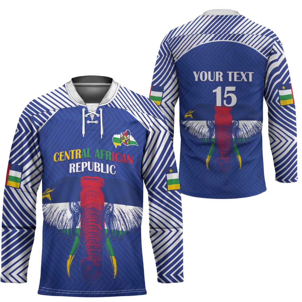 Custom Central African Republic Football Hockey Jersey Go Champions