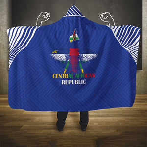 Afro Central African Republic Football Hooded Blanket Go Champions - African Pride