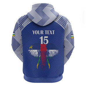 Afro Central African Republic Football Custom Hoodie Go Champions - African Pride