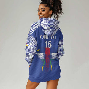 Afro Central African Republic Football Custom Hoodie Dress Go Champions - African Pride