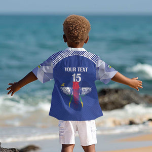 Afro Central African Republic Football Custom Kid Hawaiian Shirt Go Champions - African Pride