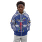 Afro Central African Republic Football Custom Kid Hoodie Go Champions - African Pride