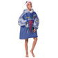 Afro Central African Republic Football Custom Kid Wearable Blanket Hoodie Go Champions - African Pride