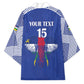 Custom Central African Republic Football Kimono Go Champions