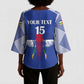 Custom Central African Republic Football Kimono Sleeve Blouse Go Champions
