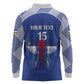 Afro Central African Republic Football Custom Long Sleeve Polo Shirt Go Champions - African Pride