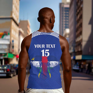 Afro Central African Republic Football Custom Men Tank Top Go Champions - African Pride