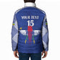 Custom Central African Republic Football Padded Jacket Go Champions