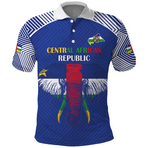 Afro Central African Republic Football Custom Polo Shirt Go Champions - African Pride