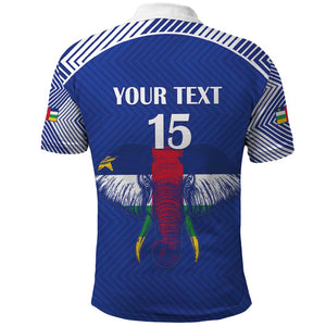 Afro Central African Republic Football Custom Polo Shirt Go Champions - African Pride