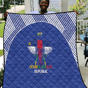 Afro Central African Republic Football Quilt Go Champions - African Pride