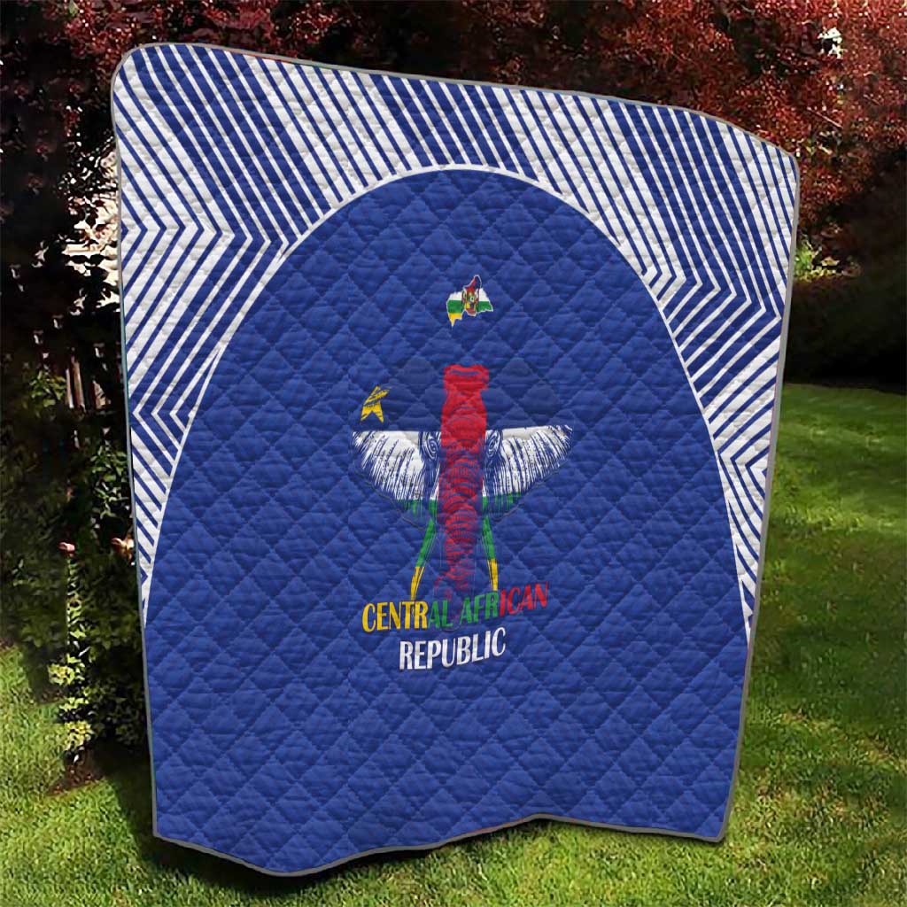 Afro Central African Republic Football Quilt Go Champions - African Pride