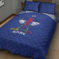 Afro Central African Republic Football Quilt Bed Set Go Champions - African Pride