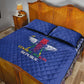 Afro Central African Republic Football Quilt Bed Set Go Champions - African Pride