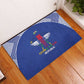 Afro Central African Republic Football Rubber Doormat Go Champions - African Pride