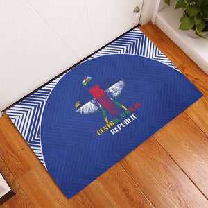 Afro Central African Republic Football Rubber Doormat Go Champions - African Pride
