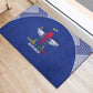 Afro Central African Republic Football Rubber Doormat Go Champions - African Pride