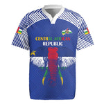 Afro Central African Republic Football Custom Rugby Jersey Go Champions - African Pride