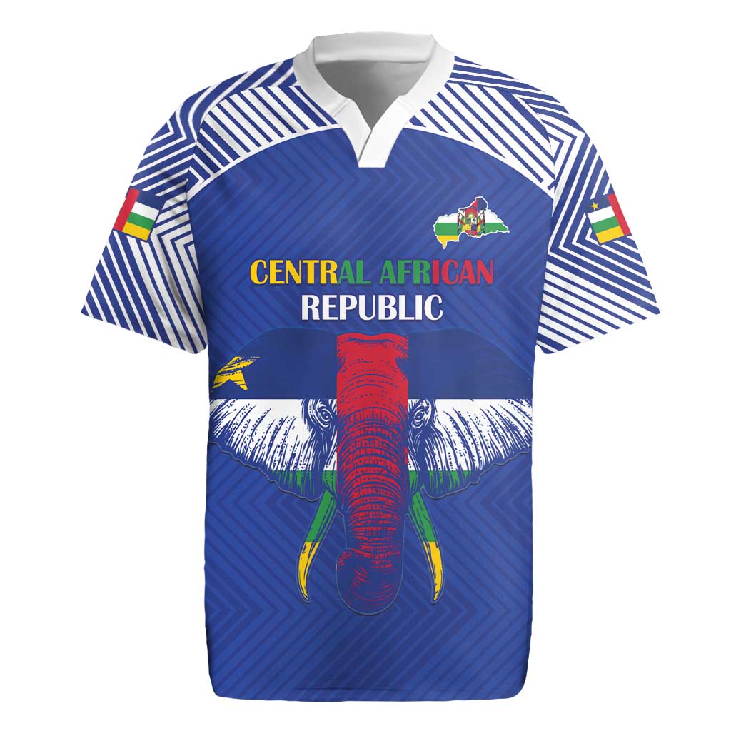 Afro Central African Republic Football Custom Rugby Jersey Go Champions - African Pride