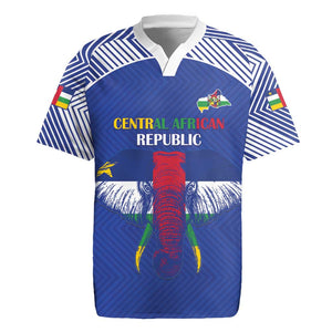 Afro Central African Republic Football Custom Rugby Jersey Go Champions - African Pride
