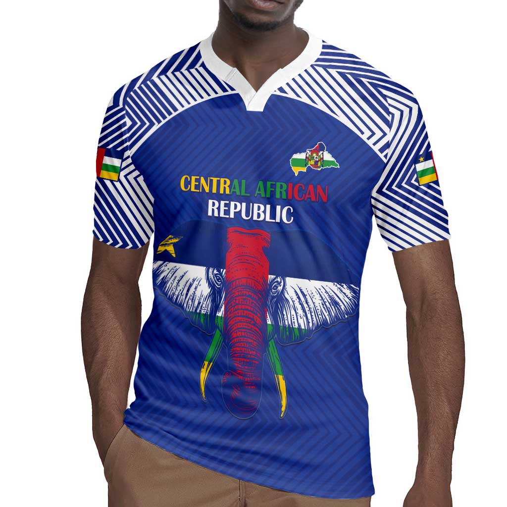 Afro Central African Republic Football Custom Rugby Jersey Go Champions - African Pride