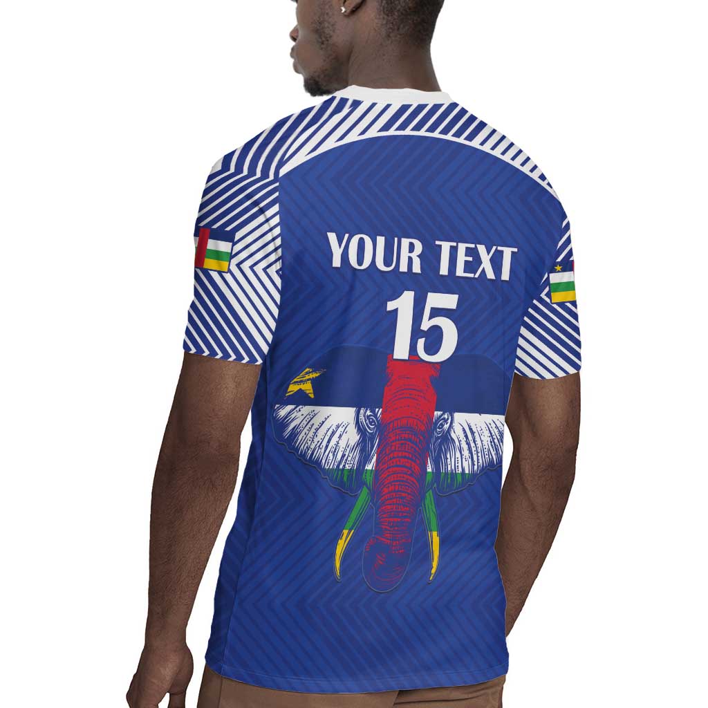 Afro Central African Republic Football Custom Rugby Jersey Go Champions - African Pride