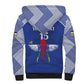 Afro Central African Republic Football Custom Sherpa Hoodie Go Champions - African Pride