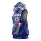 Afro Central African Republic Football Custom Sleeveless Hoodie Go Champions - African Pride