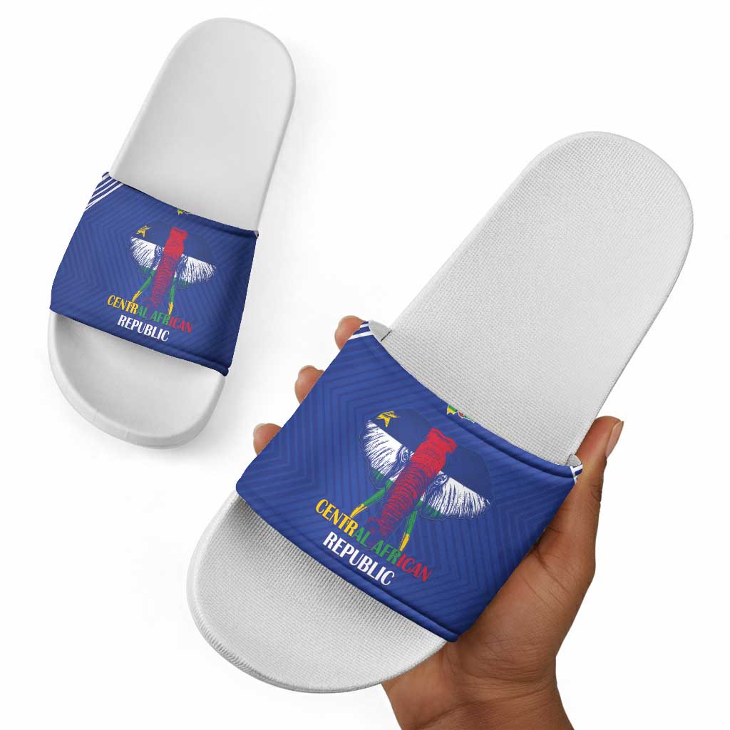 Central African Republic Football Slide Sandals Go Champions