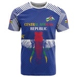 Afro Central African Republic Football Custom T shirt Go Champions - African Pride