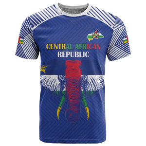 Afro Central African Republic Football Custom T shirt Go Champions - African Pride