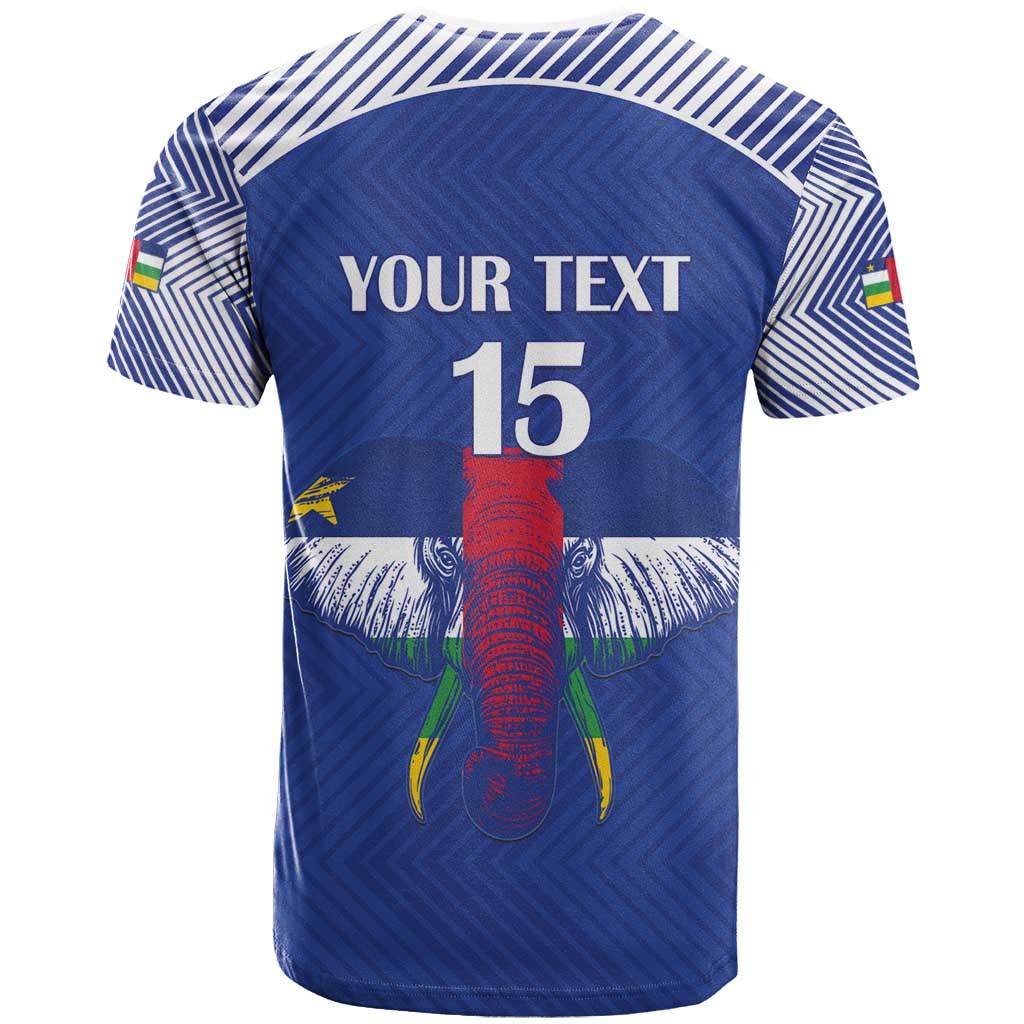 Afro Central African Republic Football Custom T shirt Go Champions - African Pride