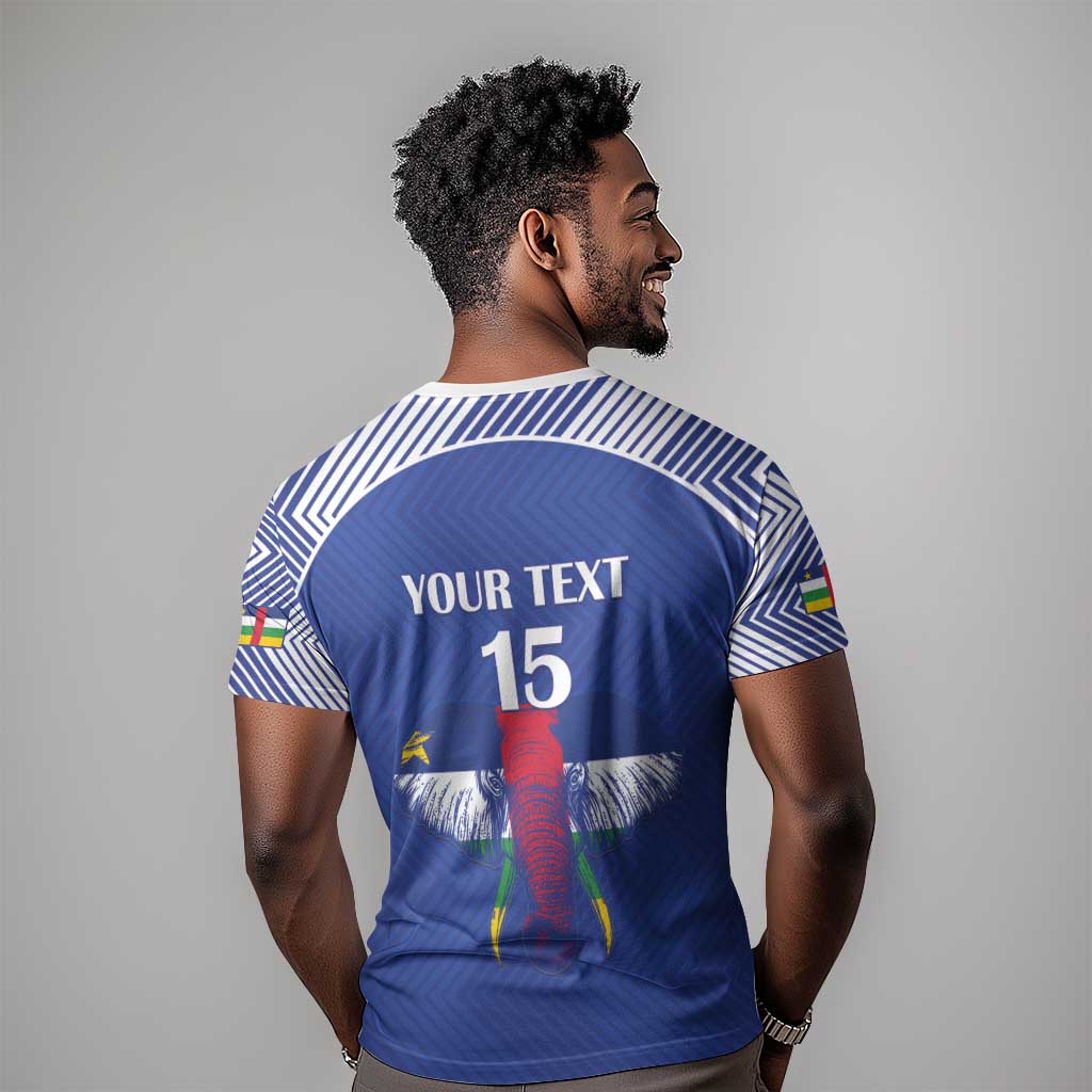 Afro Central African Republic Football Custom T shirt Go Champions - African Pride