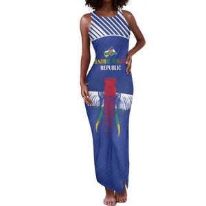 Afro Central African Republic Football Custom Tank Maxi Dress Go Champions - African Pride