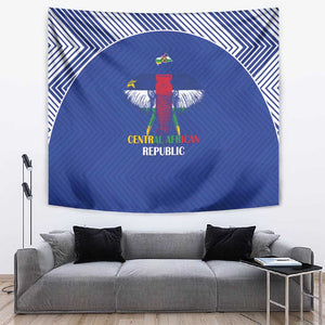 Afro Central African Republic Football Tapestry Go Champions - African Pride