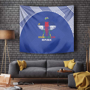 Afro Central African Republic Football Tapestry Go Champions - African Pride