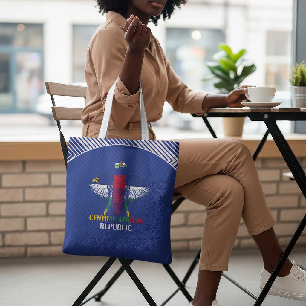 Central African Republic Football Tote Bag Go Champions
