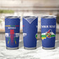 Afro Central African Republic Football Custom Tumbler Cup Go Champions - African Pride