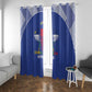 Afro Central African Republic Football Window Curtain Go Champions - African Pride