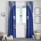 Afro Central African Republic Football Window Curtain Go Champions - African Pride