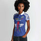 Afro Central African Republic Football Custom Women Polo Shirt Go Champions - African Pride