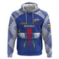 Afro Central African Republic Football Custom Zip Hoodie Go Champions - African Pride