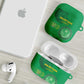 Mauritania Football AirPods Case Coat Of Arms With Islamic Pattern